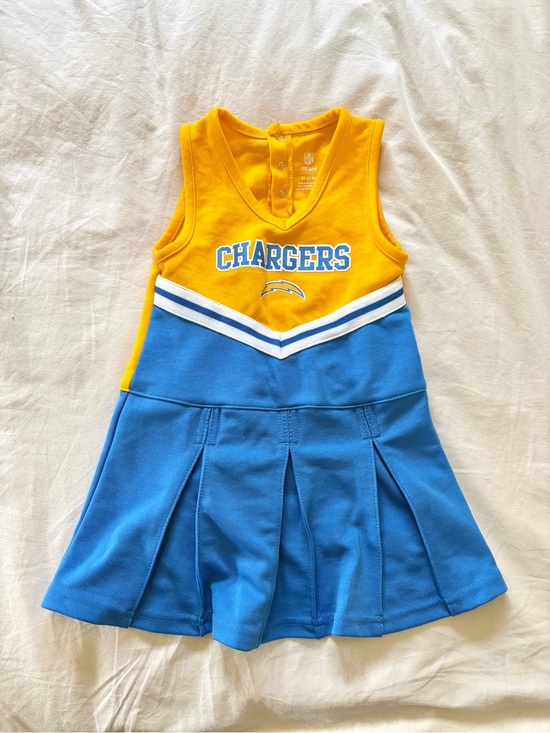 NFL Other - LA Chargers Toddler Pleated Cheerleader Dress size 4T